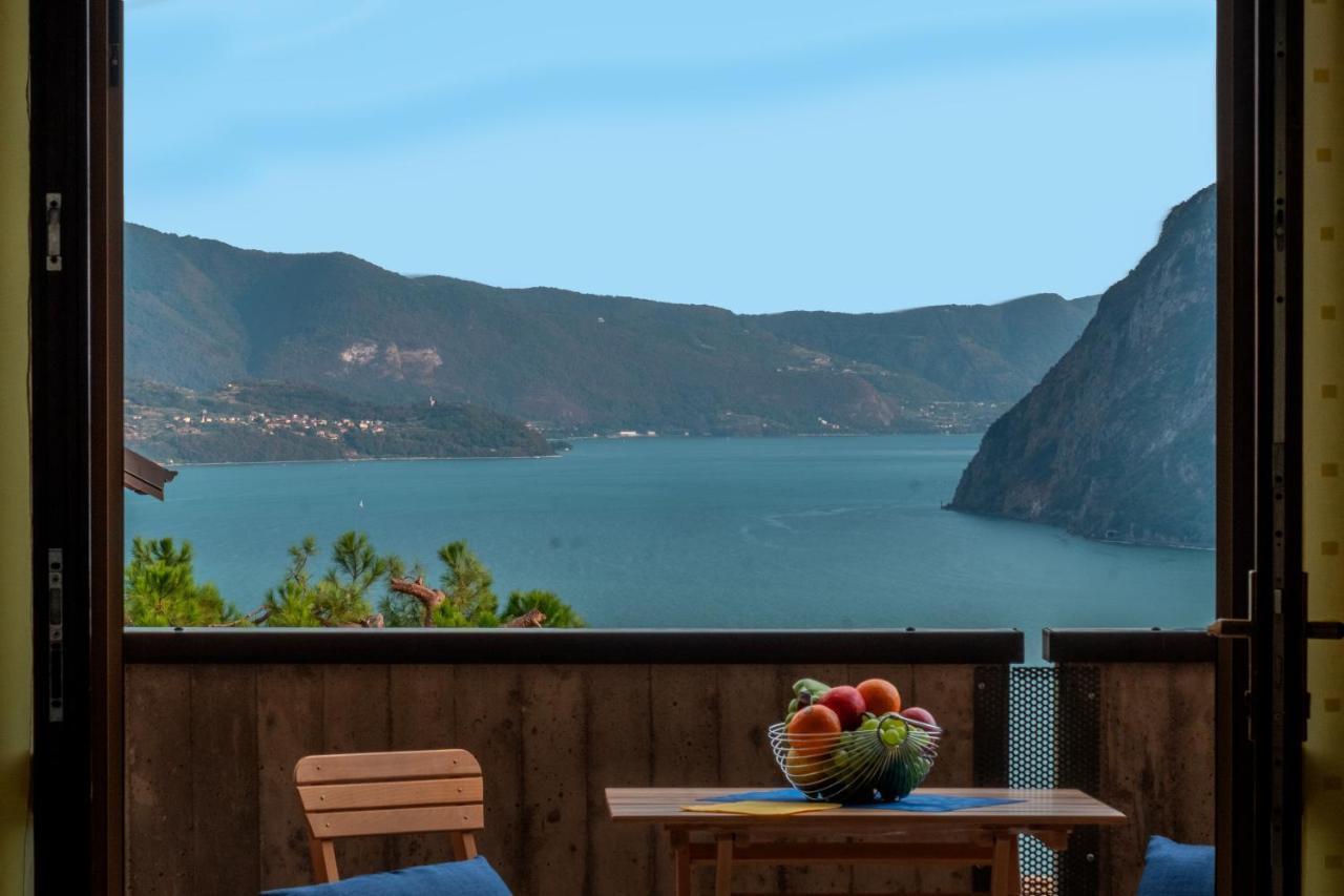 Happy Guest Apartments - Lake Panorama & Pool Riva di Solto Luaran gambar