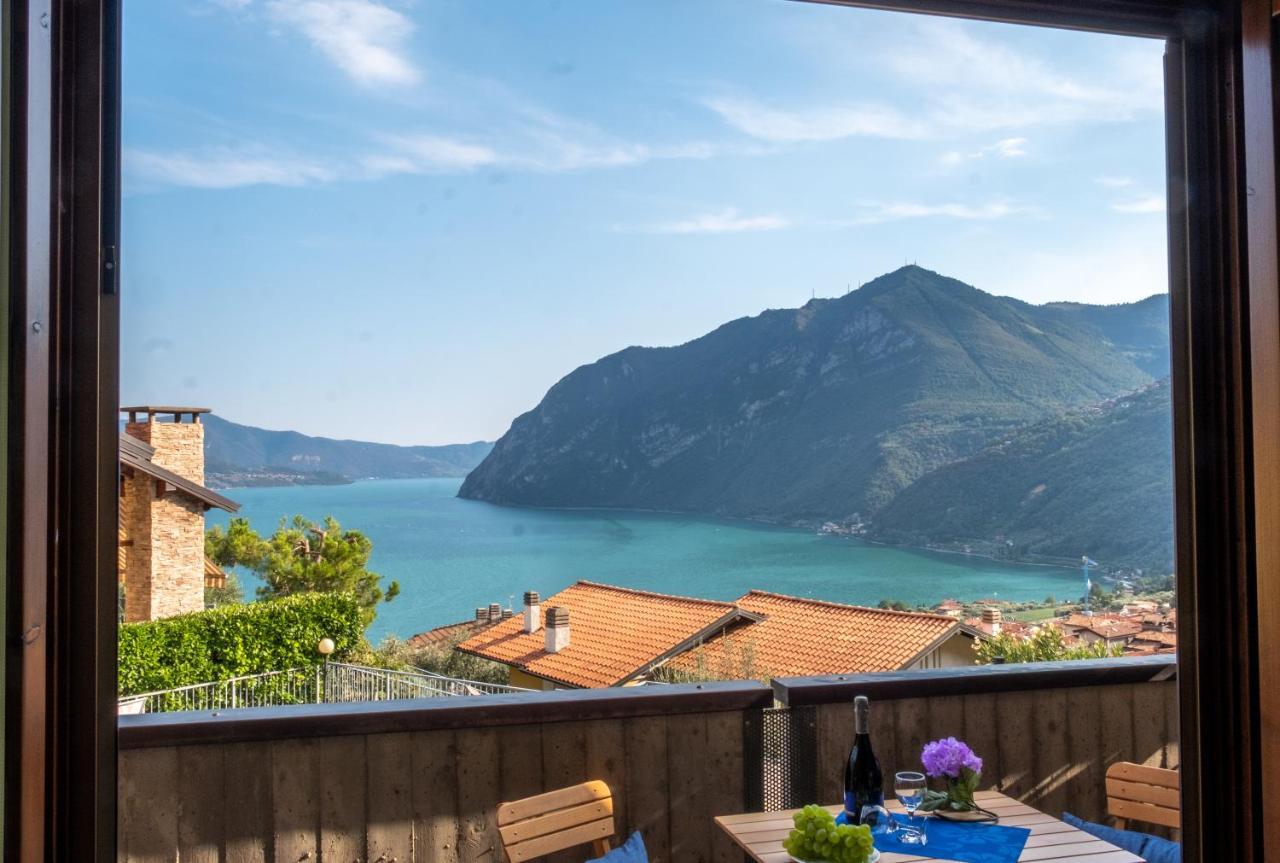 Happy Guest Apartments - Lake Panorama & Pool Riva di Solto Luaran gambar